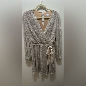 Heartloom long sleeve sequins dress